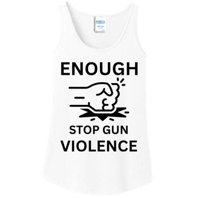 Enough Stop Gun Violence Texas Fist Ladies Essential Tank