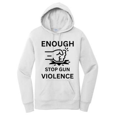 Enough Stop Gun Violence Texas Fist Women's Pullover Hoodie