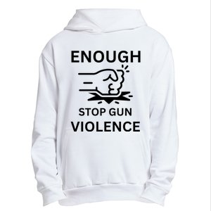 Enough Stop Gun Violence Texas Fist Urban Pullover Hoodie