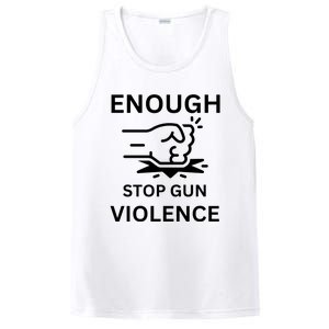 Enough Stop Gun Violence Texas Fist PosiCharge Competitor Tank