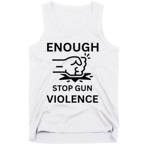 Enough Stop Gun Violence Texas Fist Tank Top