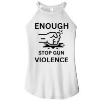 Enough Stop Gun Violence Texas Fist Women's Perfect Tri Rocker Tank