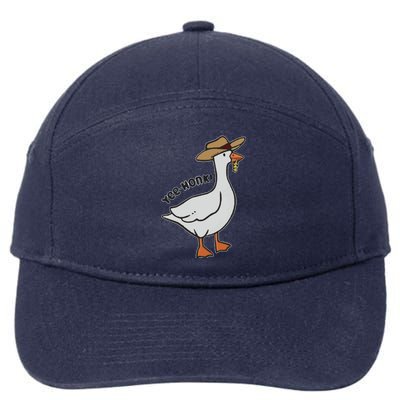 Embroidered Silly Goose Yeehonk 7-Panel Snapback Hat