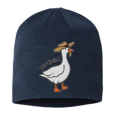 Embroidered Silly Goose Yeehonk Sustainable Beanie