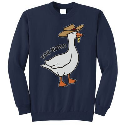 Embroidered Silly Goose Yeehonk Tall Sweatshirt