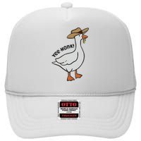 Embroidered Silly Goose Yeehonk High Crown Mesh Back Trucker Hat