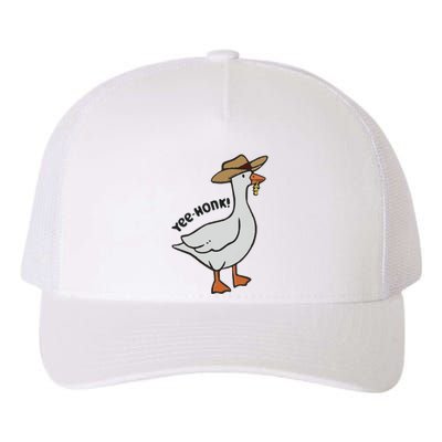 Embroidered Silly Goose Yeehonk Yupoong Adult 5-Panel Trucker Hat