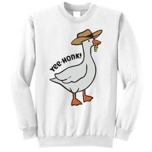 Embroidered Silly Goose Yeehonk Sweatshirt