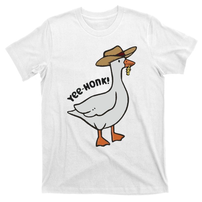 Embroidered Silly Goose Yeehonk T-Shirt