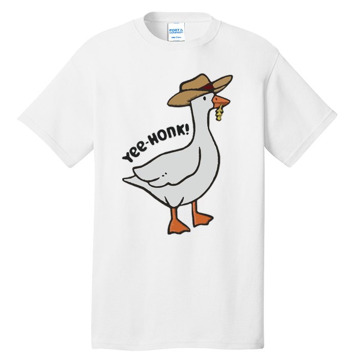 Embroidered Silly Goose Yeehonk Tall T-Shirt