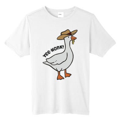 Embroidered Silly Goose Yeehonk Tall Fusion ChromaSoft Performance T-Shirt