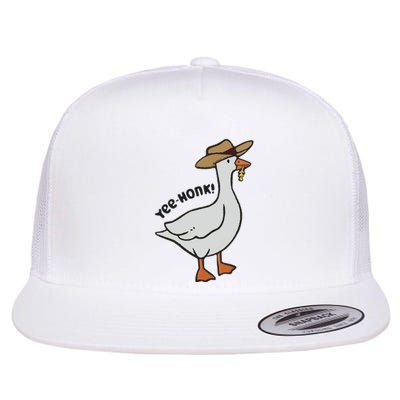 Embroidered Silly Goose Yeehonk Flat Bill Trucker Hat