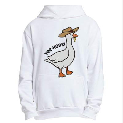 Embroidered Silly Goose Yeehonk Urban Pullover Hoodie