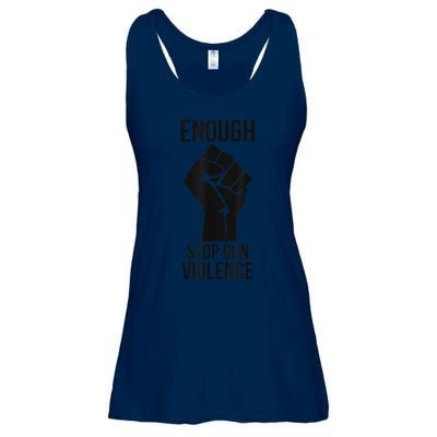 Enough Stop Gun Violence #Enough Gun Control Anti Gun Ladies Essential Flowy Tank