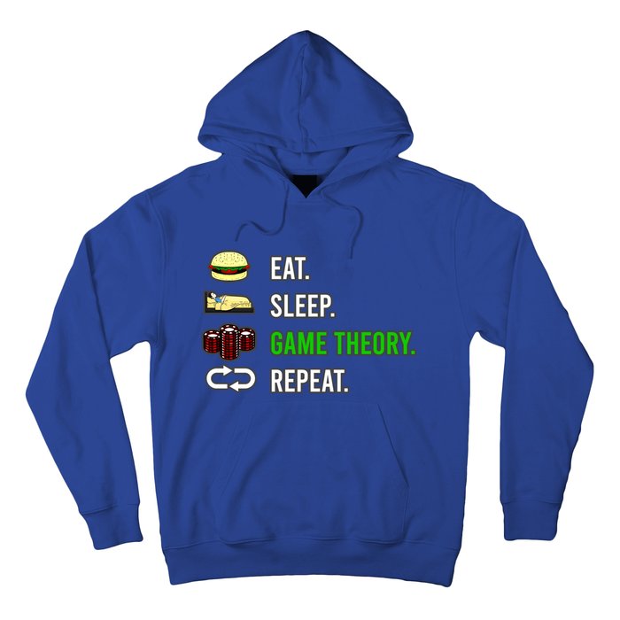 Eat Sleep Game Theory Repeat Funny Hobby Poker Player Gift Hoodie