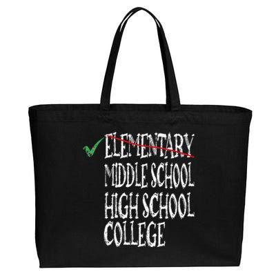 Elementary School Graduation 6th Grade Graduation Cotton Canvas Jumbo Tote