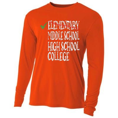 Elementary School Graduation 6th Grade Graduation Cooling Performance Long Sleeve Crew