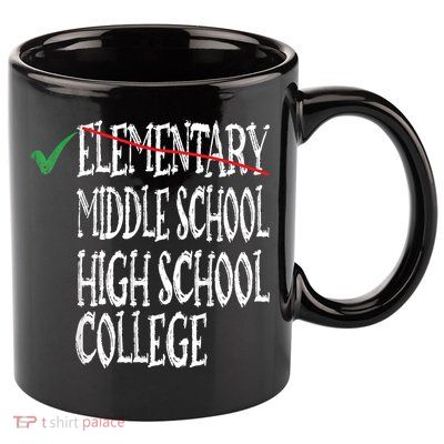Elementary School Graduation 6th Grade Graduation 11oz C Handle Ceramic Mug