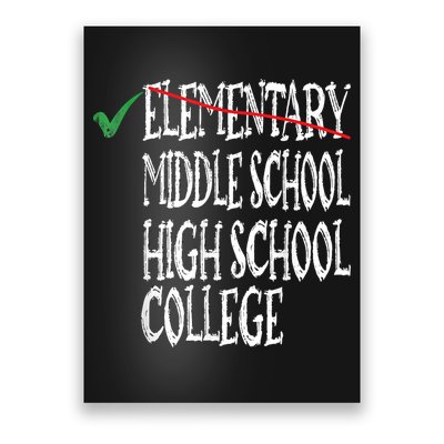 Elementary School Graduation 6th Grade Graduation Poster