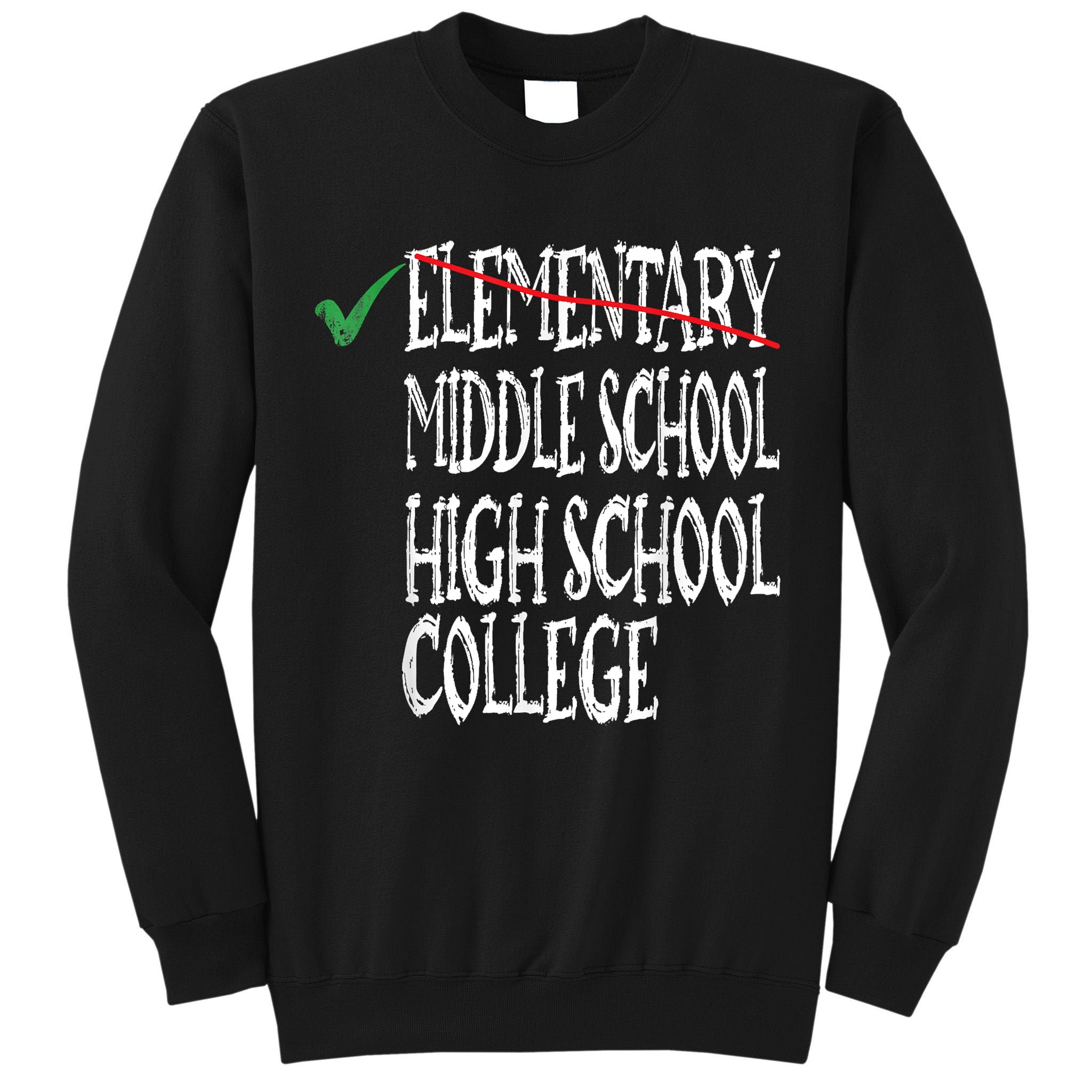 Elementary School Graduation 6th Grade Graduation Tall Sweatshirt