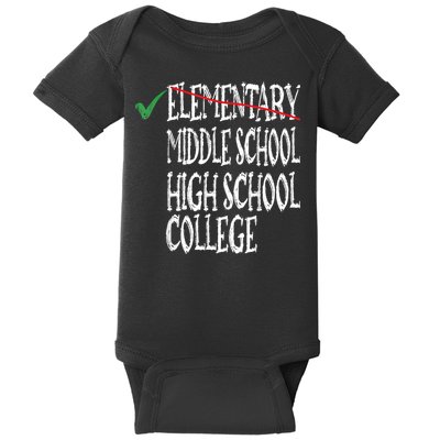 Elementary School Graduation 6th Grade Graduation Baby Bodysuit
