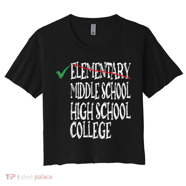 Elementary School Graduation 6th Grade Graduation Crop Top