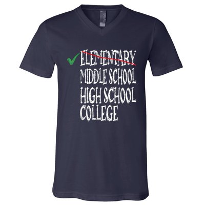 Elementary School Graduation 6th Grade Graduation V-Neck T-Shirt