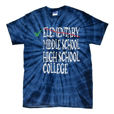 Elementary School Graduation 6th Grade Graduation Tie-Dye T-Shirt