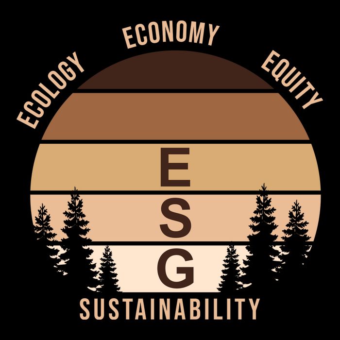 Environment Social Governance Retro ESG Flexfit Unipanel Trucker Cap