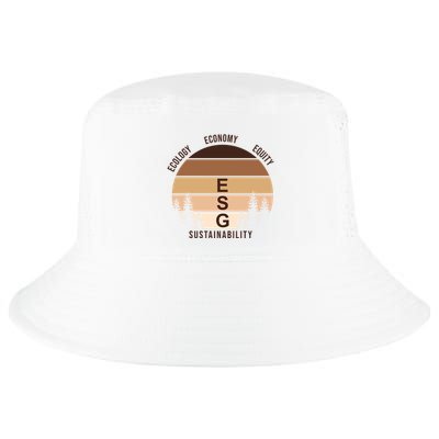 Environment Social Governance Retro ESG Cool Comfort Performance Bucket Hat