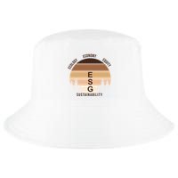 Environment Social Governance Retro ESG Cool Comfort Performance Bucket Hat