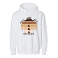 Environment Social Governance Retro ESG Garment-Dyed Fleece Hoodie