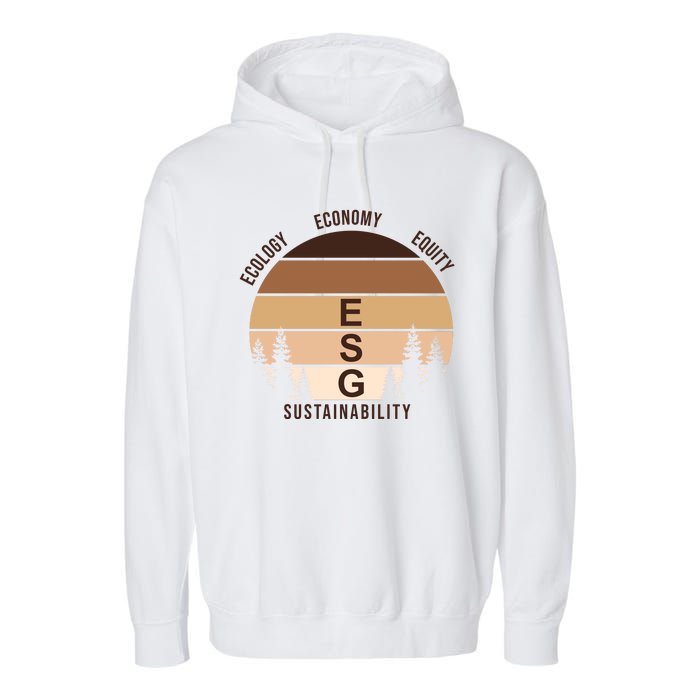 Environment Social Governance Retro ESG Garment-Dyed Fleece Hoodie