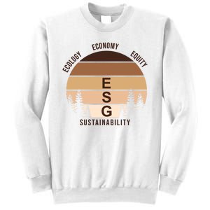 Environment Social Governance Retro ESG Sweatshirt