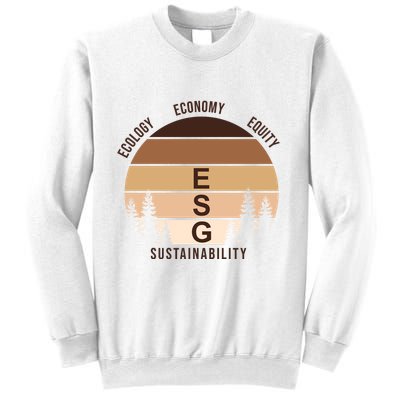 Environment Social Governance Retro ESG Sweatshirt