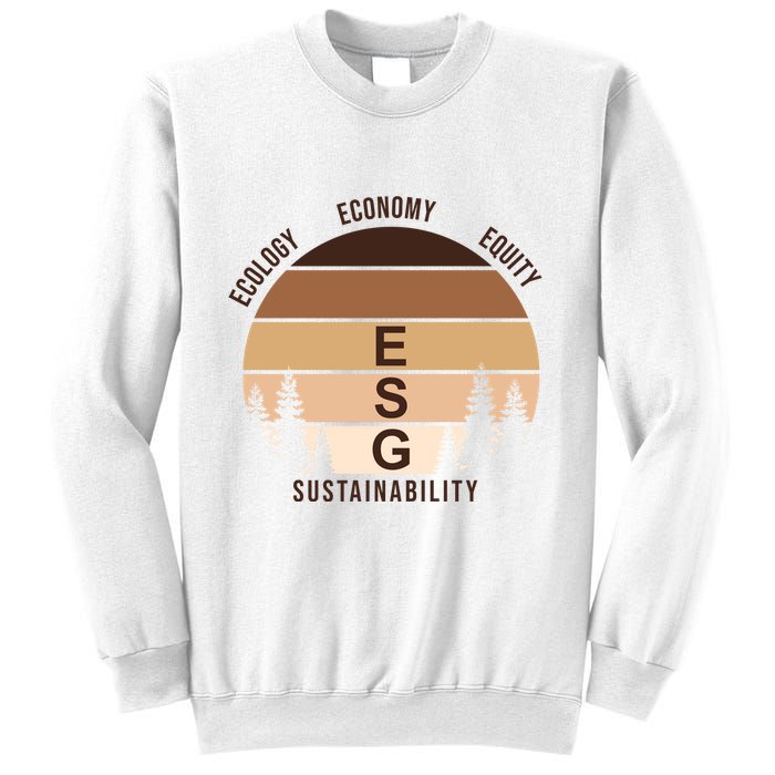 Environment Social Governance Retro ESG Sweatshirt
