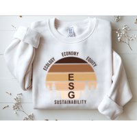 Environment Social Governance Retro ESG Sweatshirt