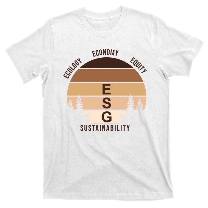 Environment Social Governance Retro ESG T-Shirt