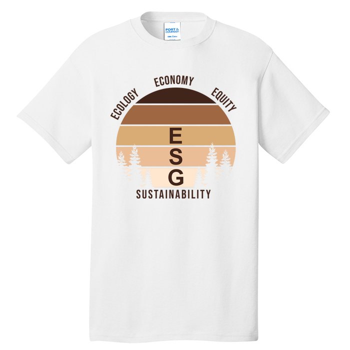 Environment Social Governance Retro ESG Tall T-Shirt