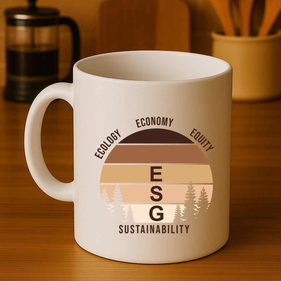 Environment Social Governance Retro ESG Mug