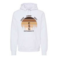 Environment Social Governance Retro ESG Premium Hoodie