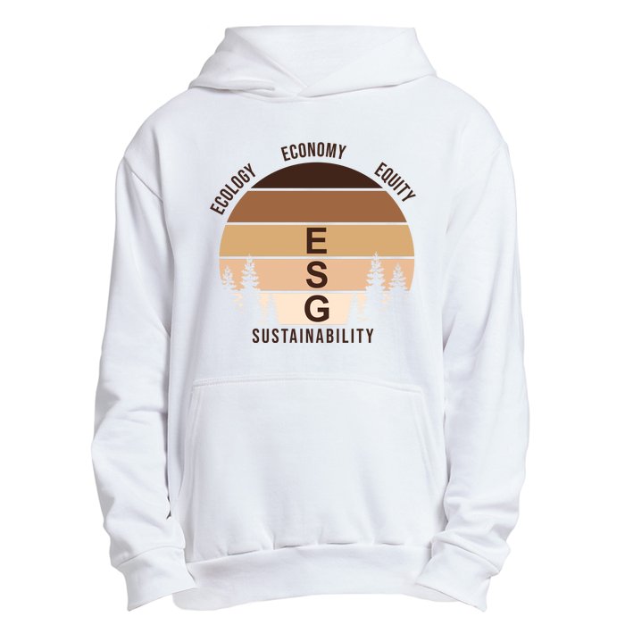 Environment Social Governance Retro ESG Urban Pullover Hoodie