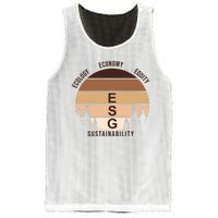 Environment Social Governance Retro ESG Mesh Reversible Basketball Jersey Tank