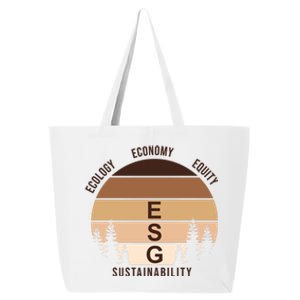 Environment Social Governance Retro ESG 25L Jumbo Tote