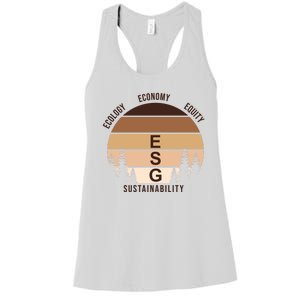 Environment Social Governance Retro ESG Women's Racerback Tank