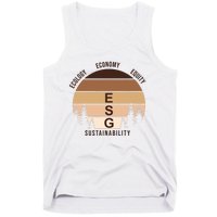 Environment Social Governance Retro ESG Tank Top