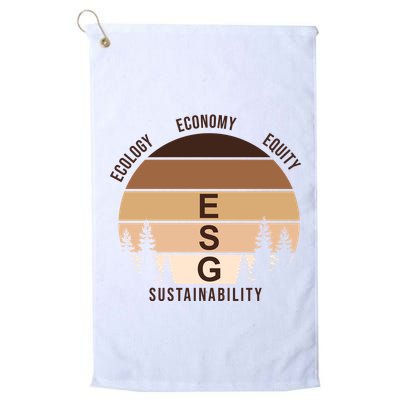 Environment Social Governance Retro ESG Golf Towel