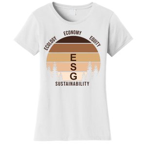 Environment Social Governance Retro ESG Women's T-Shirt