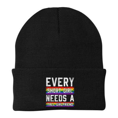 Every Short Girl Needs A Tall Girlfriend Lesbian Gift Lgbt Beanie