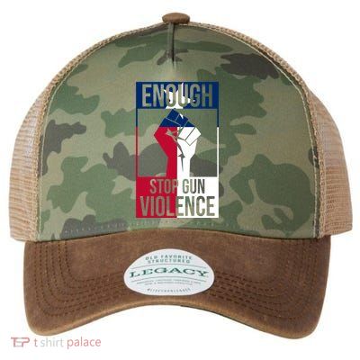 Enough Stop Gun Violence Texas Fist Legacy Tie Dye Trucker Hat